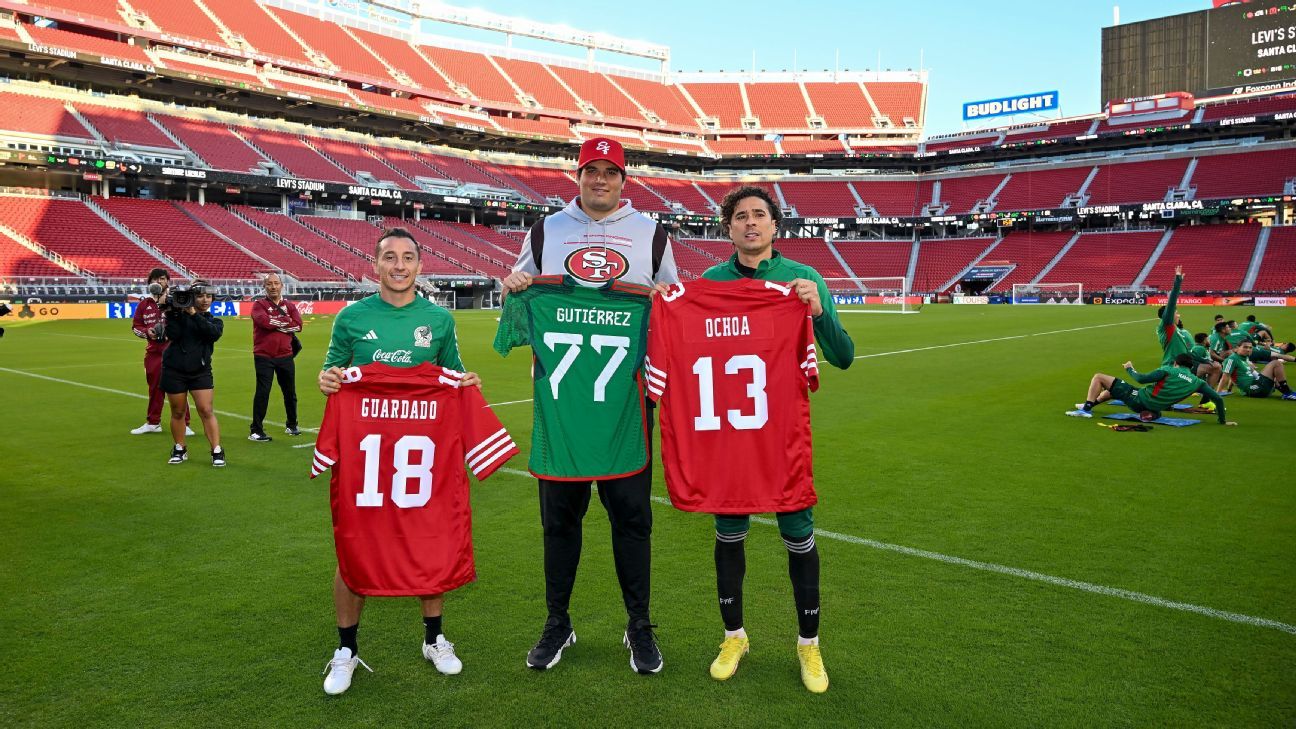 Alfredo Gutiérrez, jugador mexicano de los 49ers, invitado de lujo en el  entrenamiento de la Selección Mexicana - ESPN