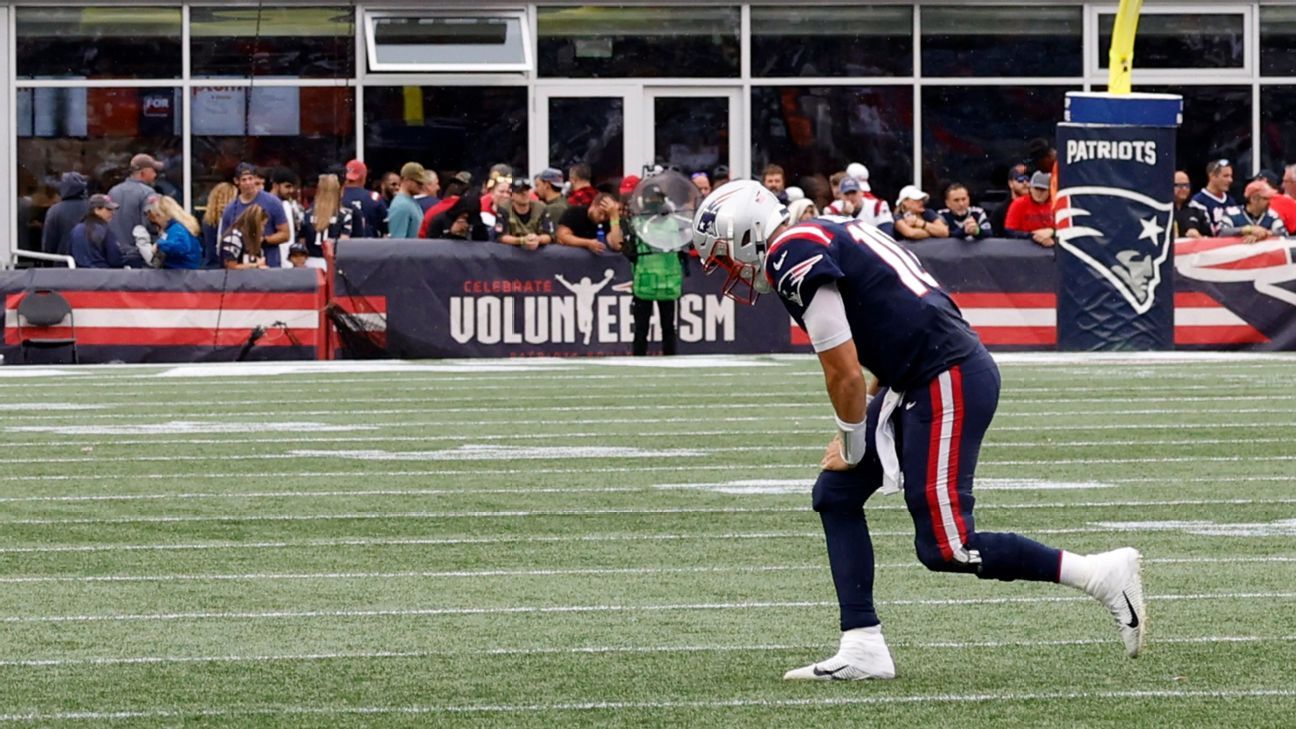 NFL Injury Report: Patriots' Mac Jones may have sustained high ankle sprain