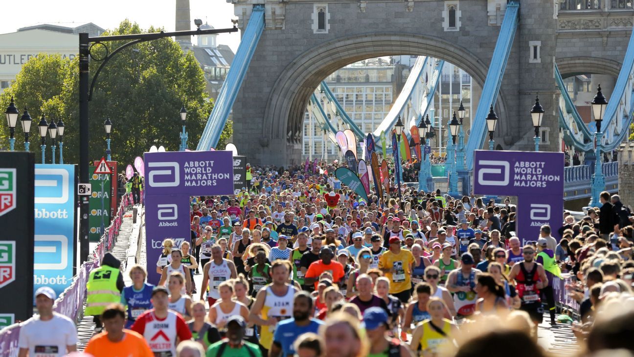 London Marathon runner dies after collapsing during race ESPN