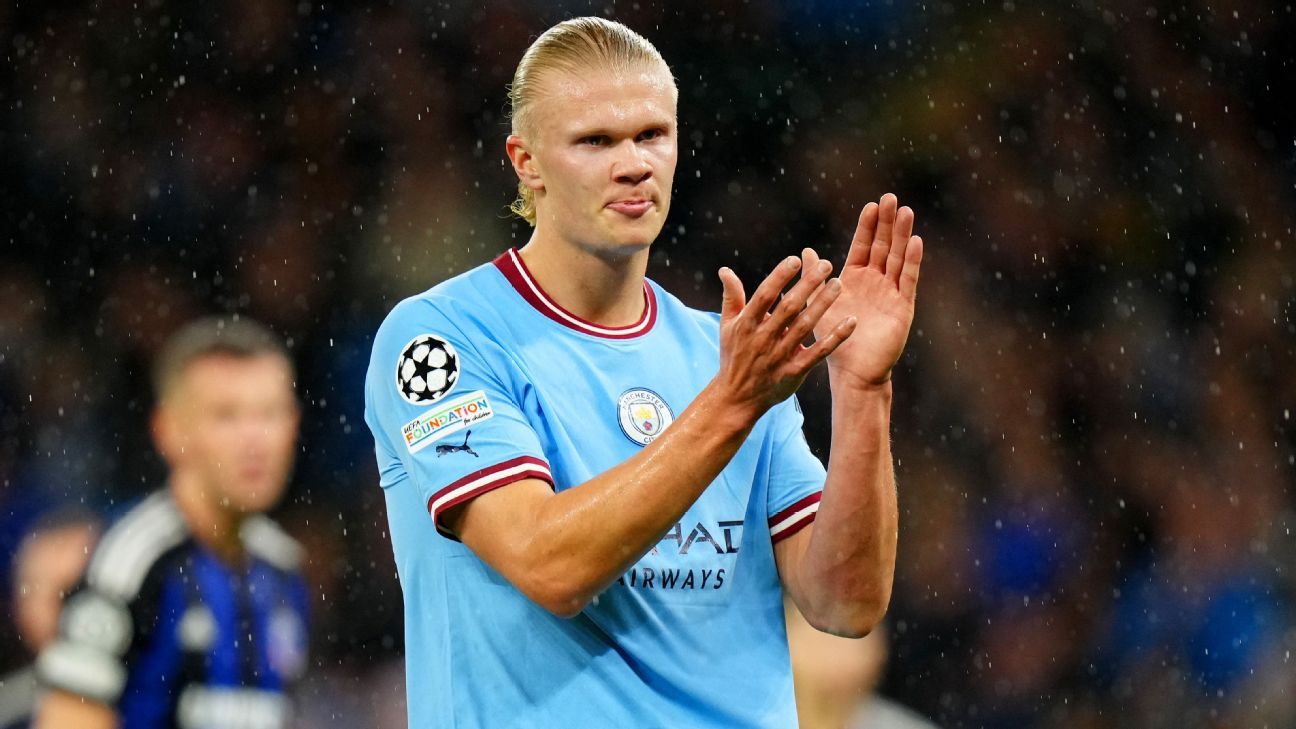 Sevilla 0-4 Manchester City: Erling Haaland hits double as Pep