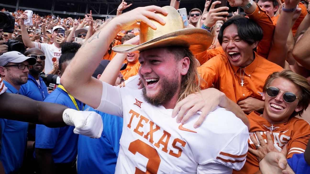 QB Quinn Ewers stars as Texas shuts out Oklahoma in showdown