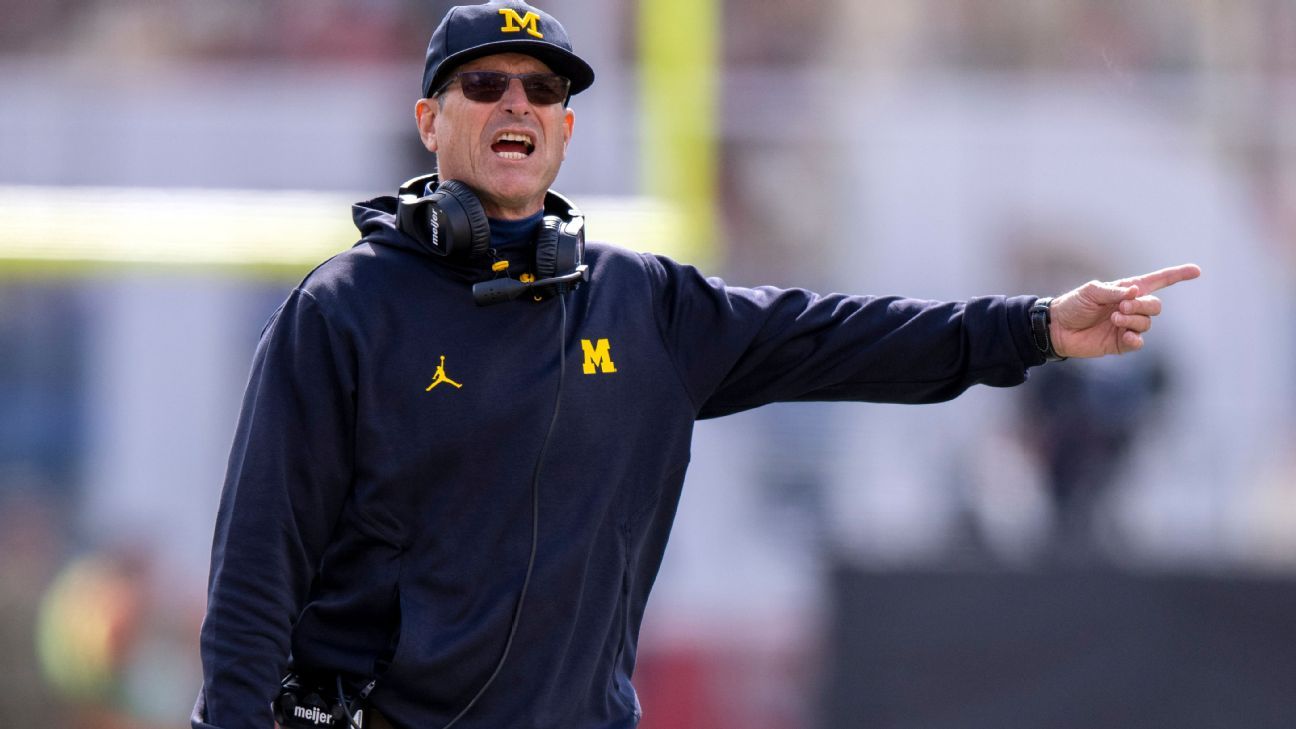 Ban over for thrilled Harbaugh, but 'I never left'
