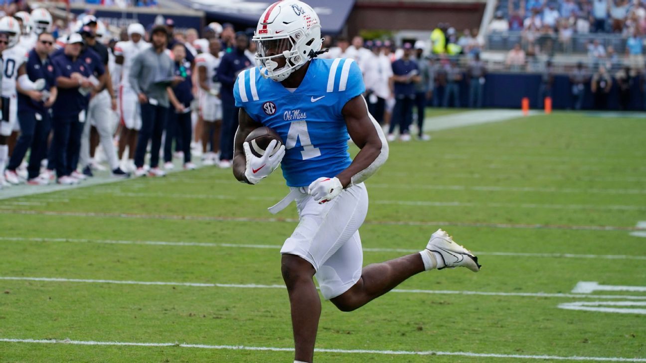 Ole Miss' Judkins: 'Concern' over RB deals in NFL