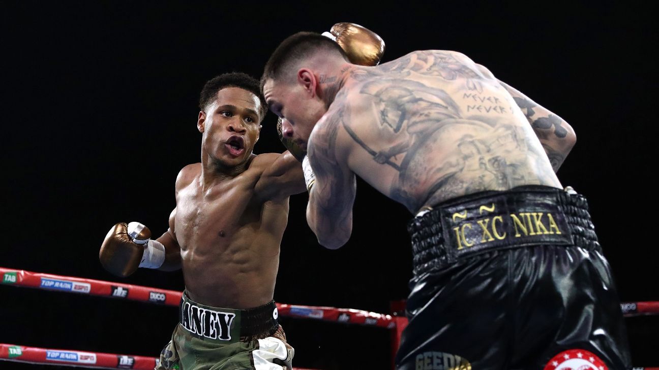 Haney beats Kambosos in rematch to retain belts