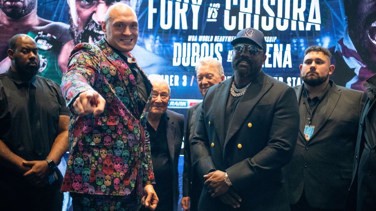 Fury rises to Chisora challenge ahead of Dec. 3