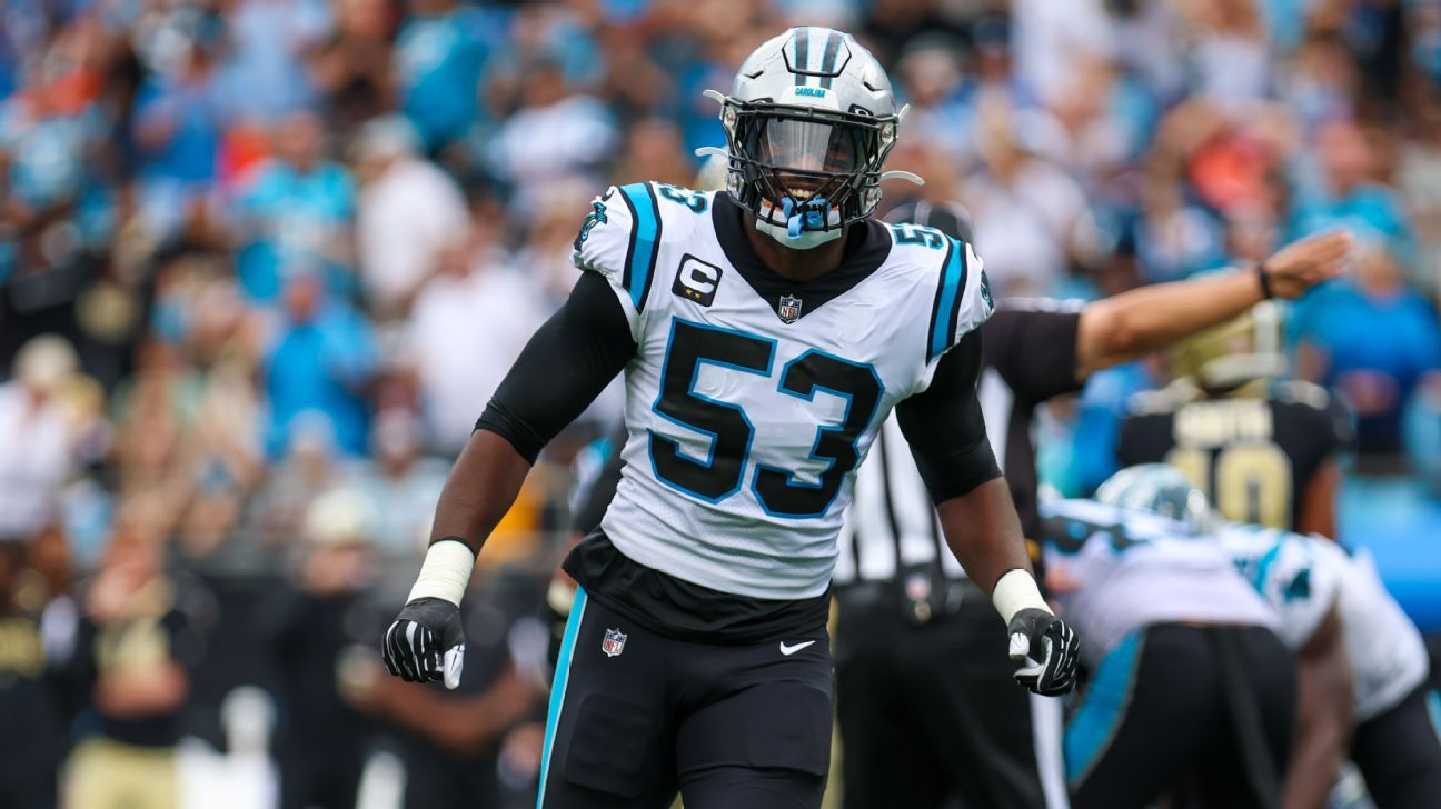 Panthers' Brian Burns wants to be among highest-paid edge rushers - ESPN