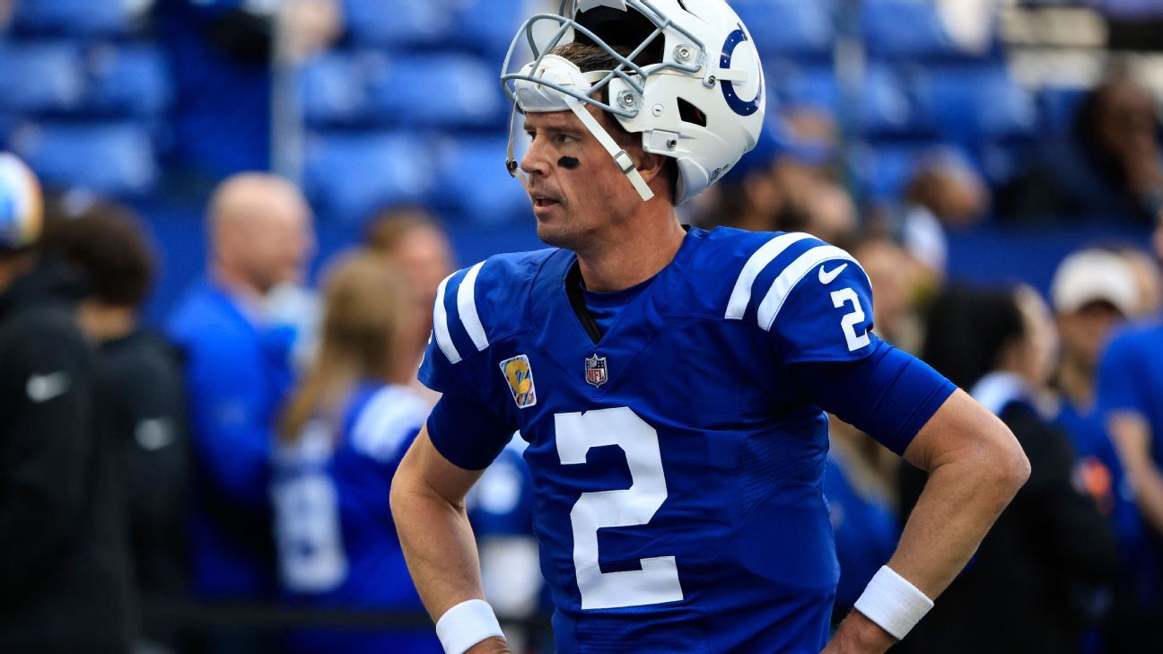 Indianapolis Colts bench QB Matt Ryan, Sam Ehlinger to start