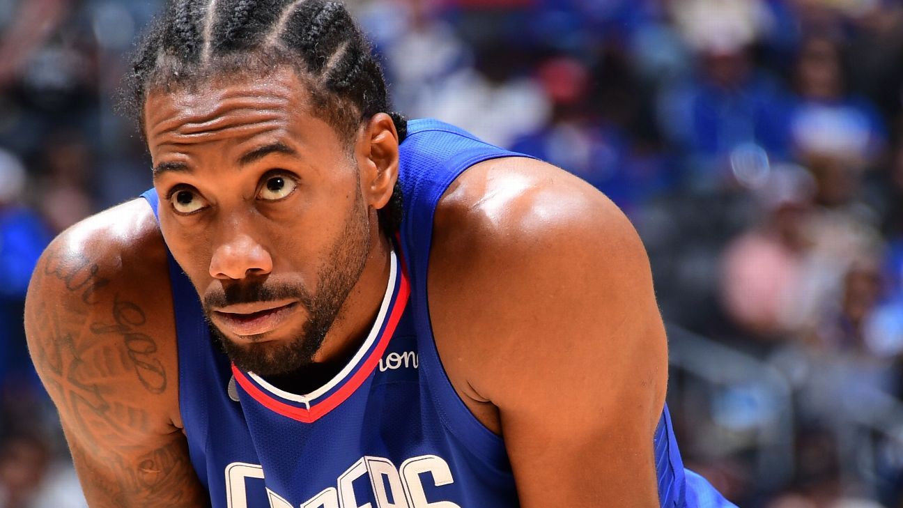 Kawhi Leonard 'progressing well' but no time frame for return - ESPN