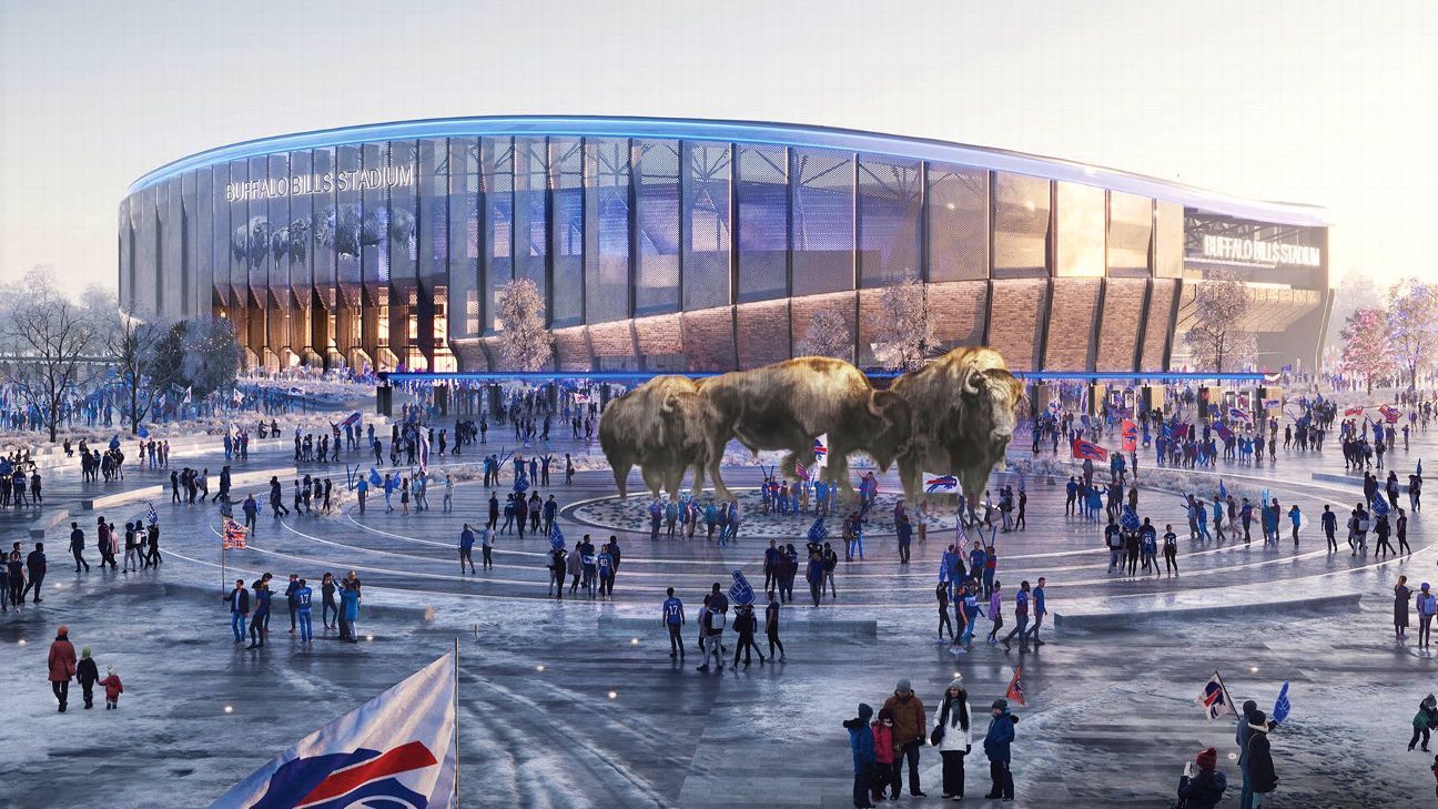 Buffalo Bills muestran primeras imágenes de proyecto de nuevo estadio
