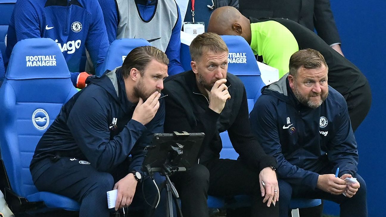 Chelsea collapse on coach Graham Potter's return to Brighton