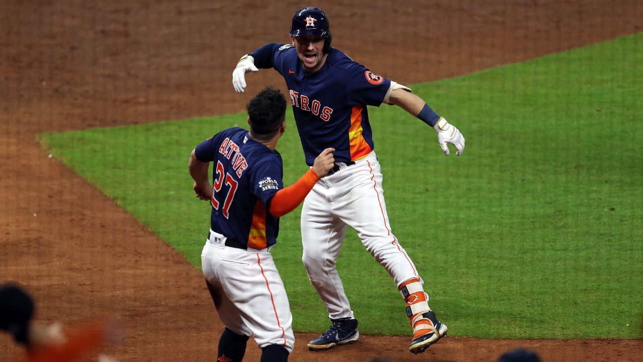 How the Astros made World Series history en route to splitting the first 2  games vs. Phillies