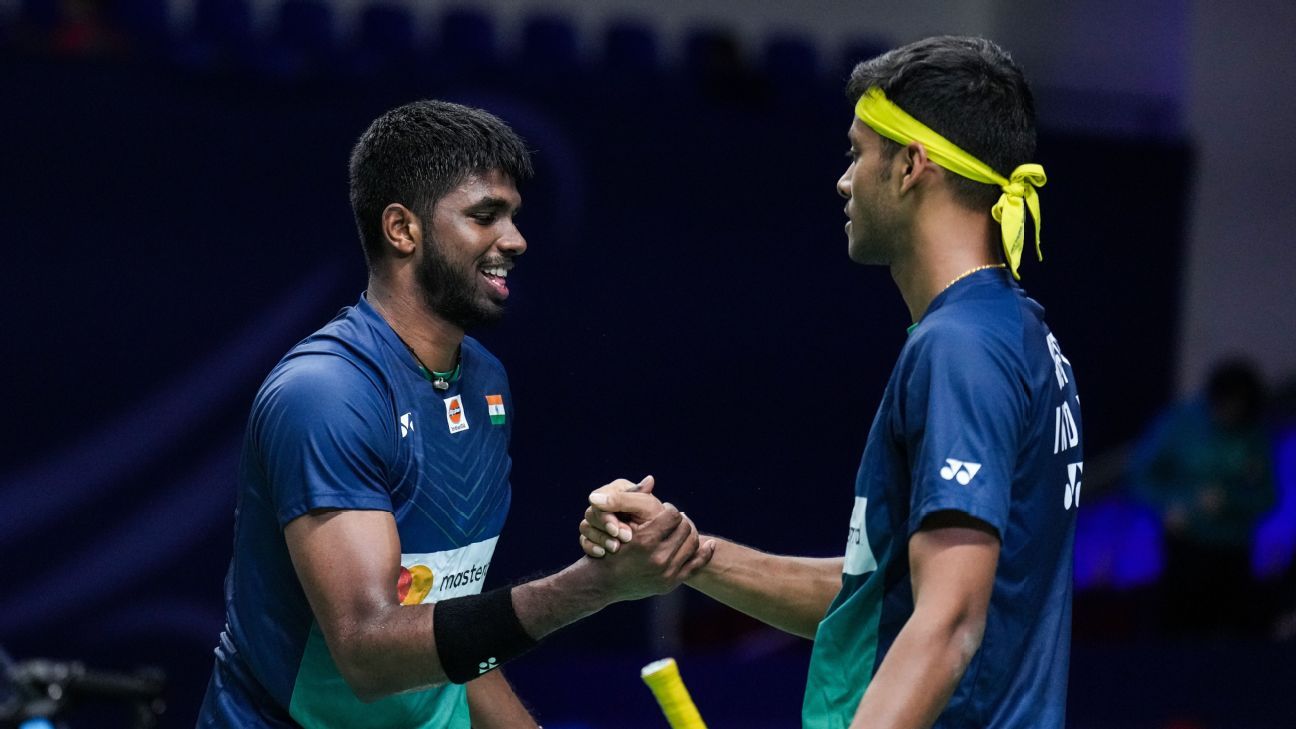 Badminton Asia Championships: Satwiksairaj and Chirag Shetty win historic  doubles Gold medal in Dubai - India Today