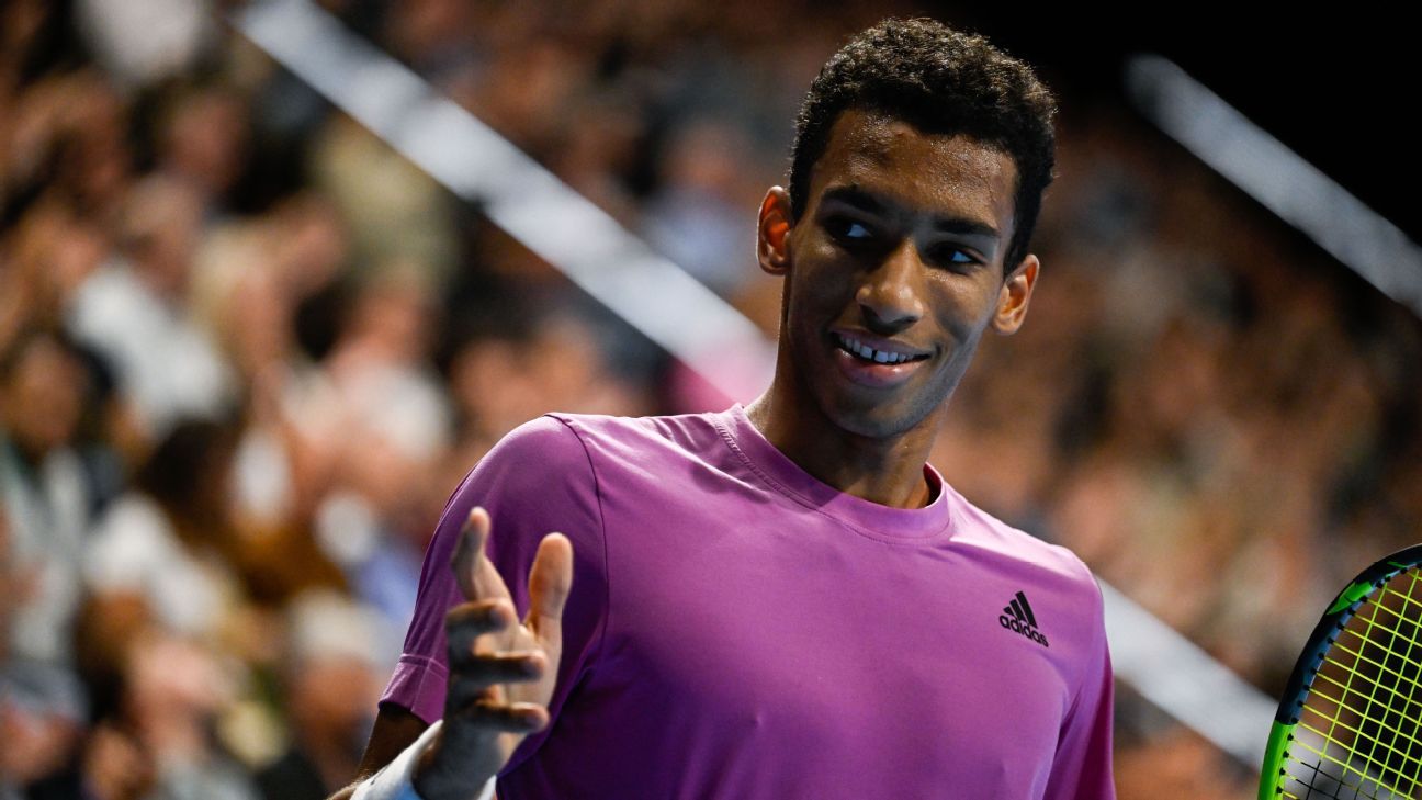 Félix AugerAliassime en modo intratable por ParísBercy ESPN