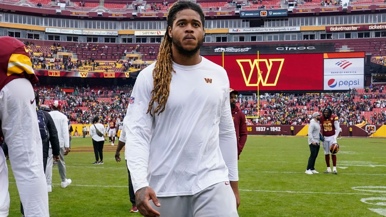 WATCH: Commanders DE Chase Young Records First Sack Since 2021 - Sports  Illustrated Washington Football News, Analysis and More