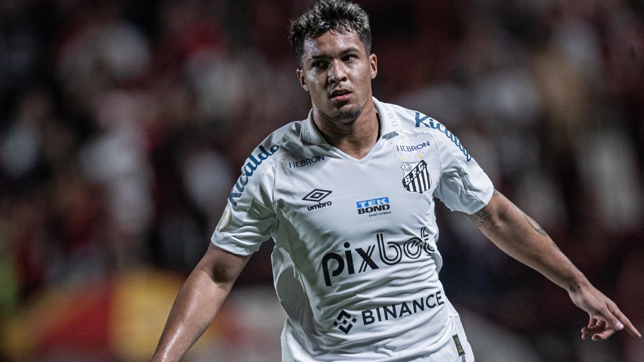Santos bate Atl&Atilde;&copy;tico-GO com gol no fim, encerra jejum e segue sonhando com  Libertadores