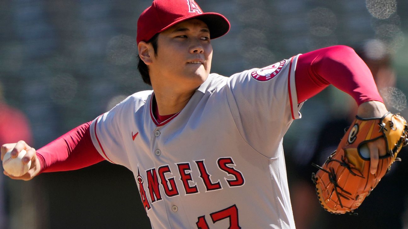 Angels two-way star Shohei Ohtani named a finalist for AL MVP award