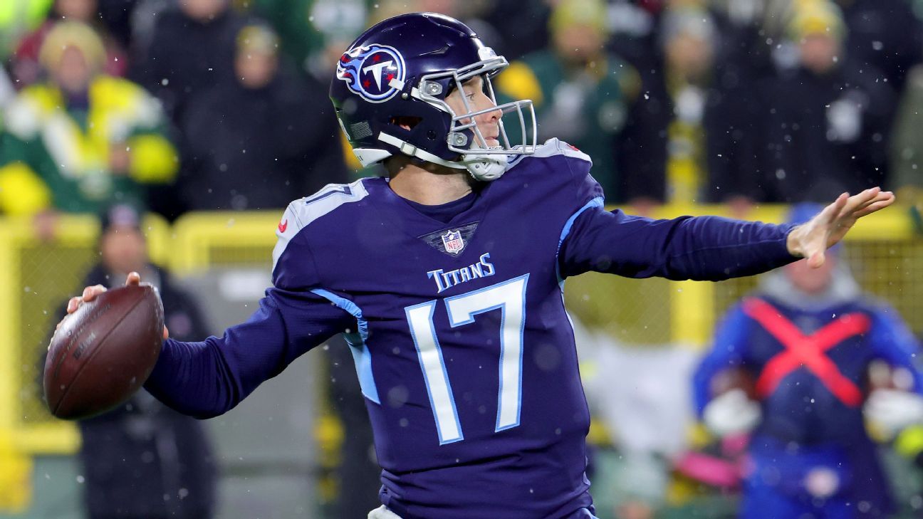 Ryan Tannehill’s big day helps lead Titans to road win over Packers – ESPN