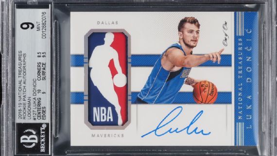 Luka Doncic rookie card sells for record $3.12 million at auction - ESPN