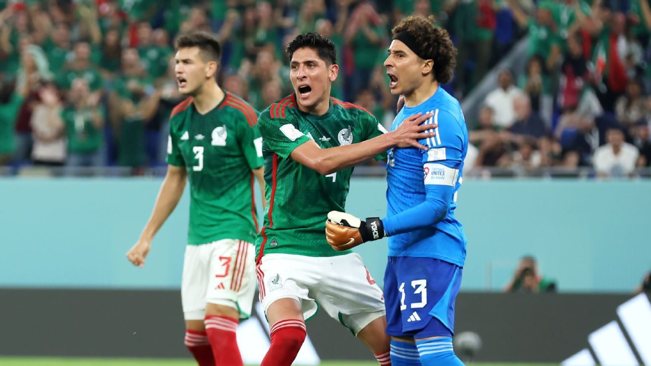 The real GOAT?! Mexico put Guillermo Ochoa into Cristiano Ronaldo & Lionel  Messi advert after penalty save vs Poland