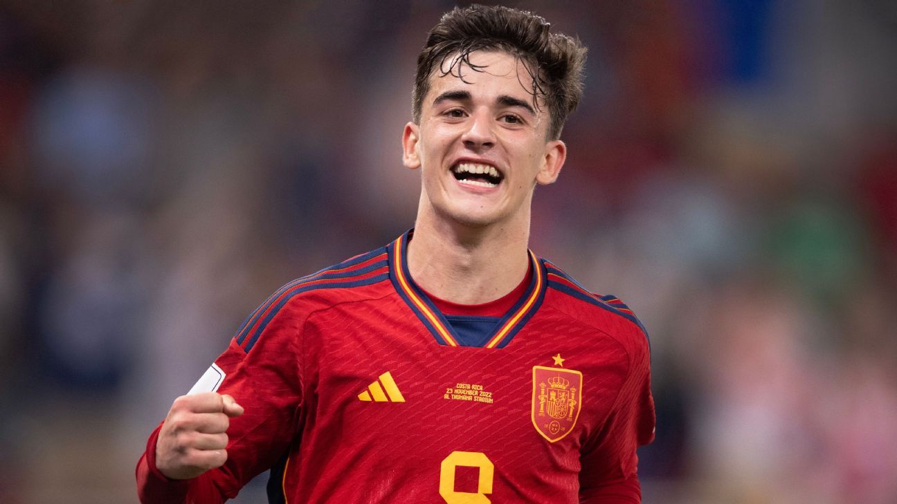 Spain teen Gavi becomes youngest World Cup scorer since Pele