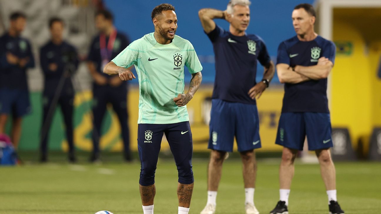 Brazilian football star Neymar, or Neymar Jr., poses as he arrives