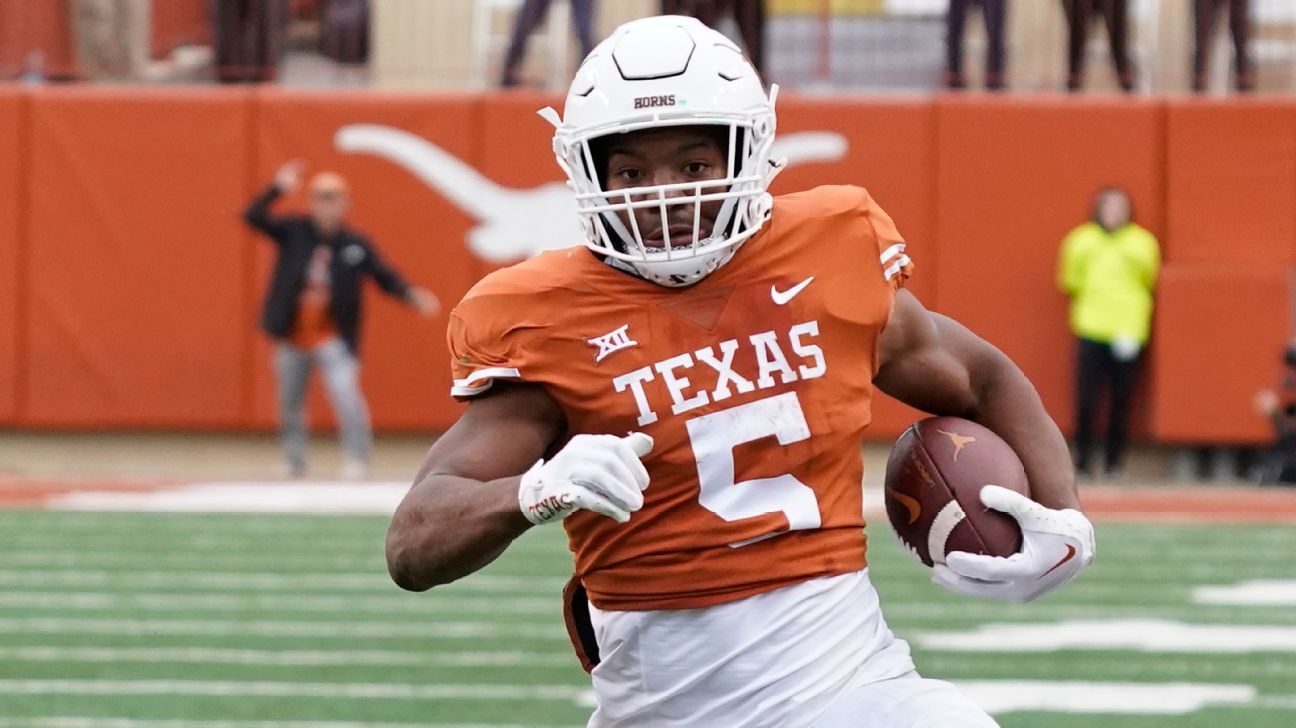 Video: Bijan Robinson feature on ESPN's Sunday NFL Countdown - University  of Texas Athletics