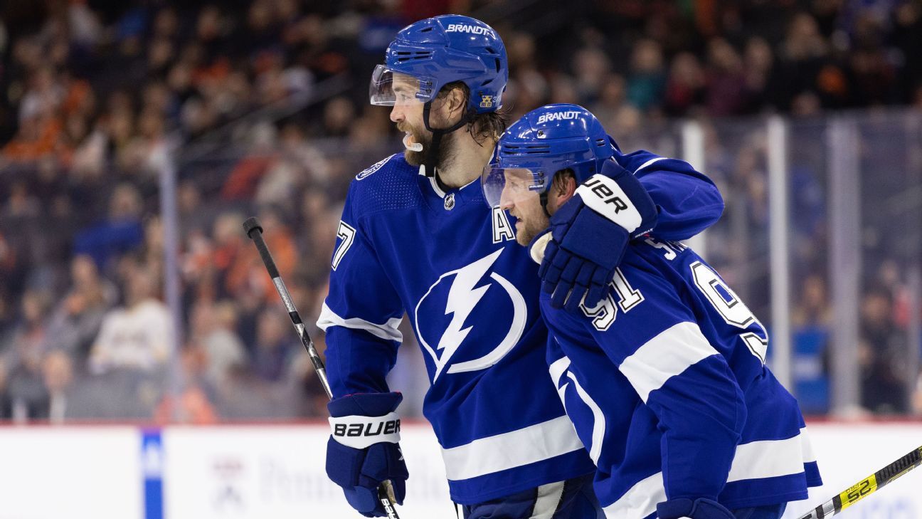 Lightning's Steven Stamkos honored for 1,000-game milestone