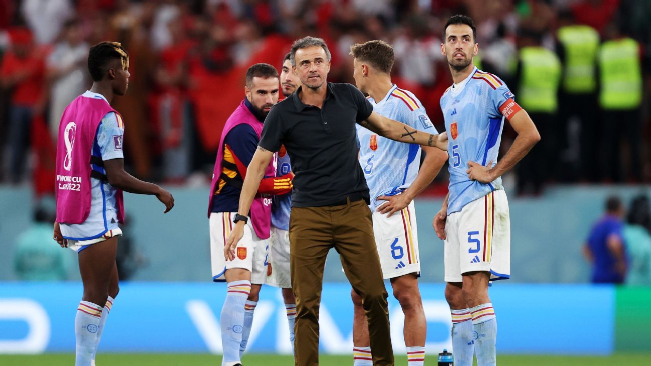 Spain coach Luis Enrique takes blame for World Cup exit