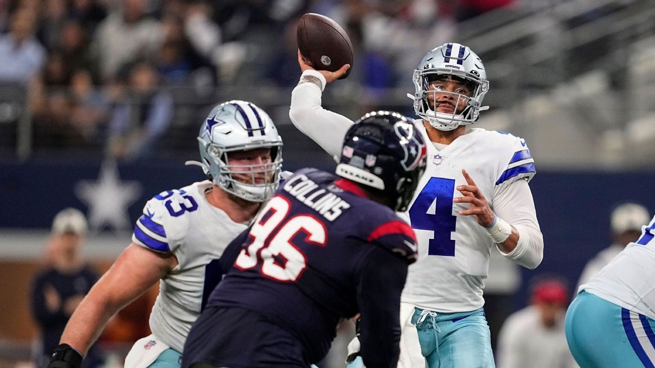 Houston Texans, Dallas Cowboys Matchup History