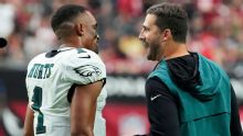 Jalen Hurts' health bigger than football, as teammates, coach detail QB concern