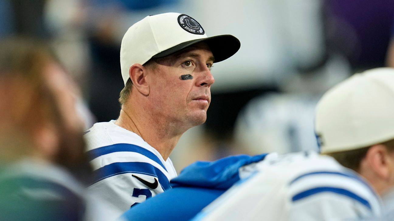 Colts' Matt Ryan on pace to shatter season fumble record