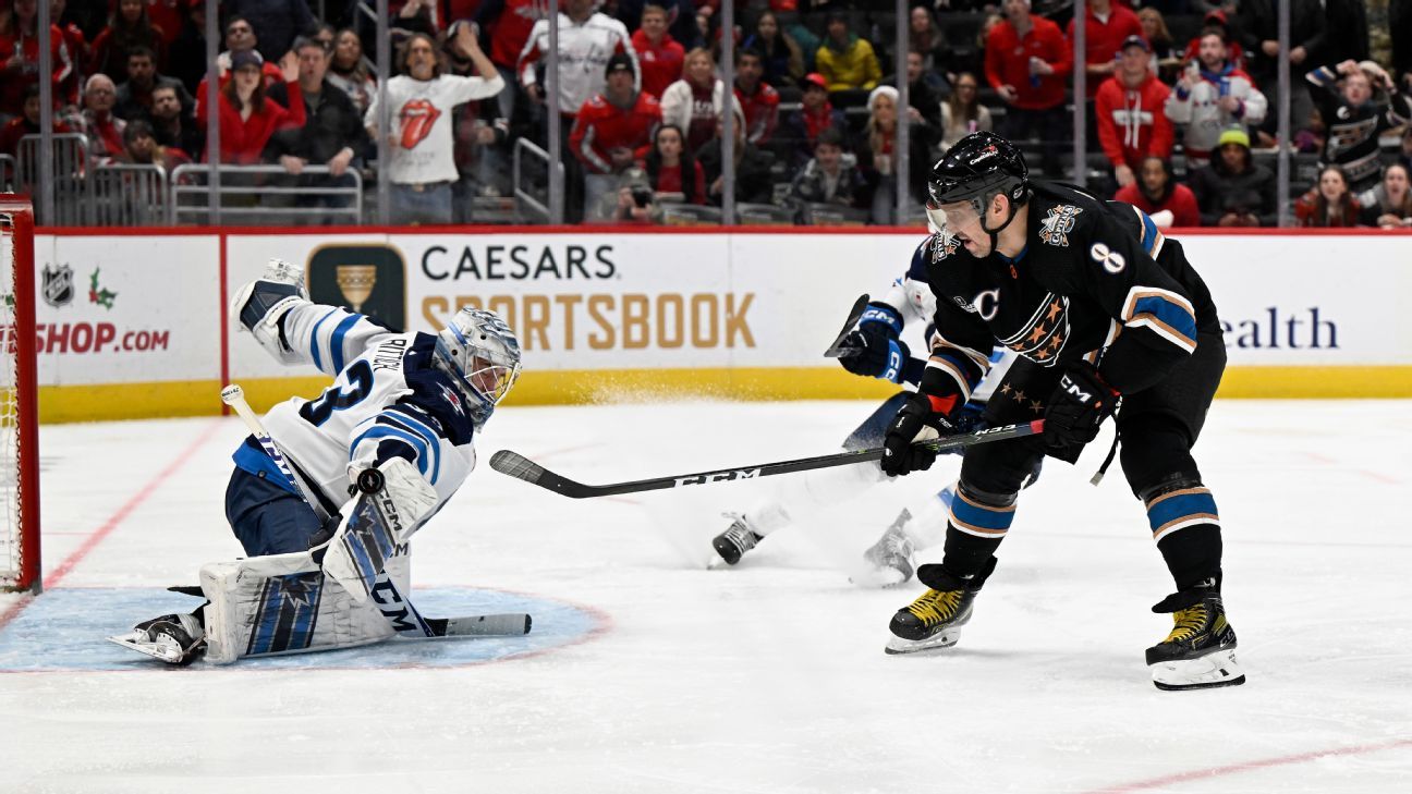 Alex Ovechkin Washington Capitals 802 Career Goals 2nd All Time