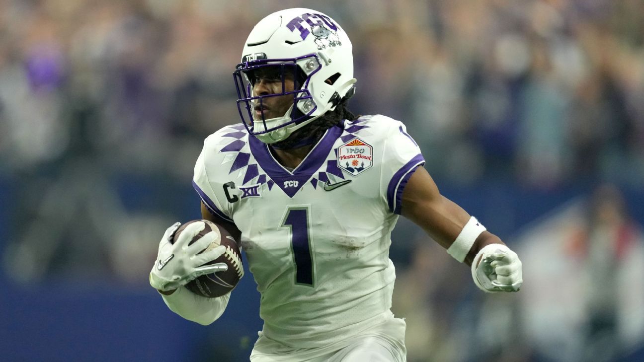 TCU WR Quentin Johnston, RB Kendre Miller entering NFL draft ESPN