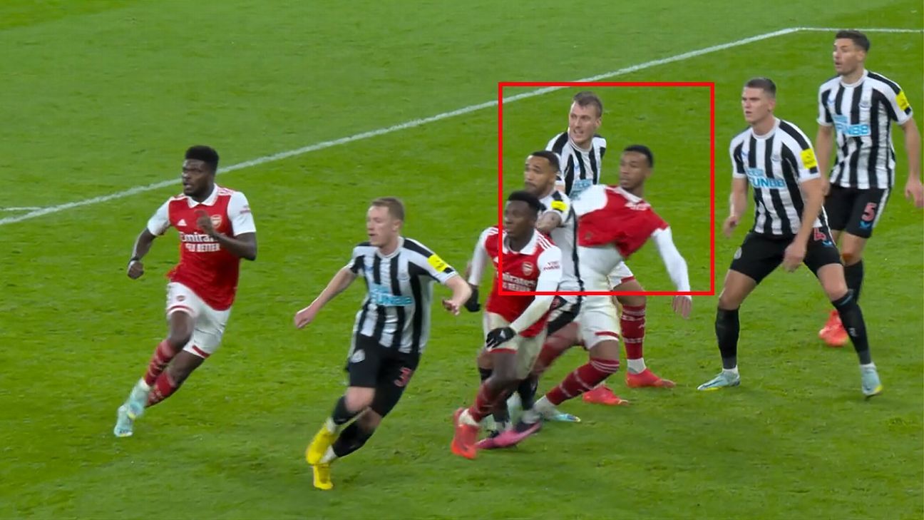 Arsenals Penalty Claims Vs Newcastle Headline Var Review Espn