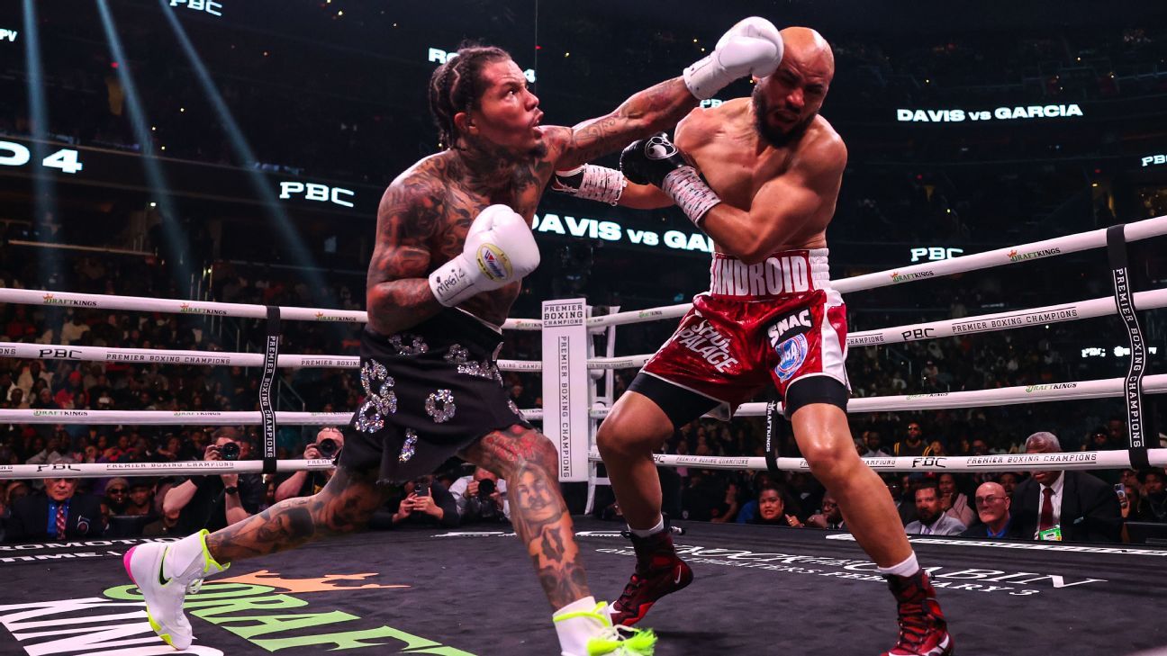 Kervonta Davis takes down a tough Hector Luis Garcia and goes after Ryan Garcia