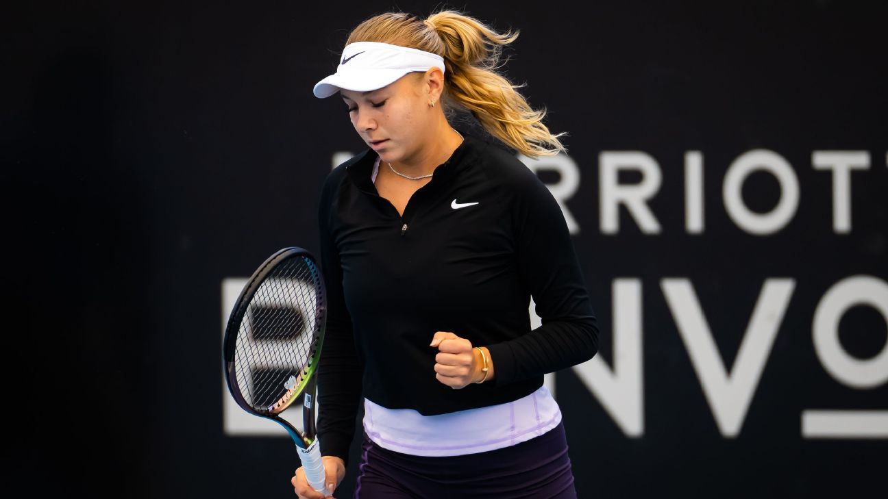 Amanda Anisimova makes positive start to Adelaide International 2