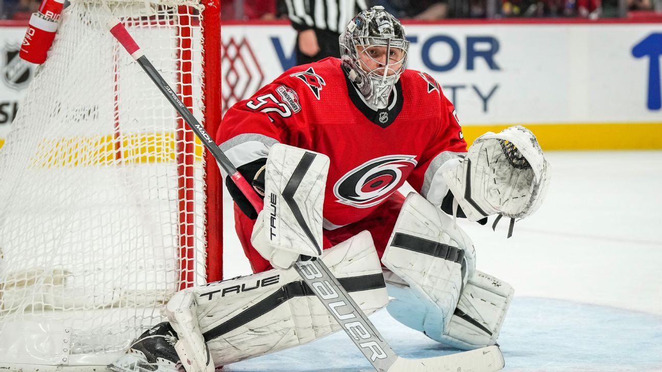 Carolina to put Kochetkov in the net for Game 5