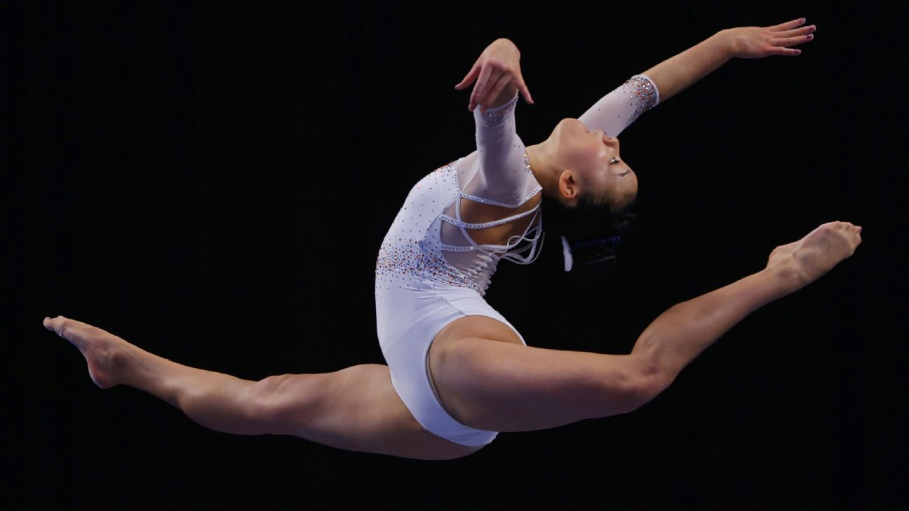 NCAA gymnastics 2023 Leanne Wong, Trinity Thomas score perfect 10s