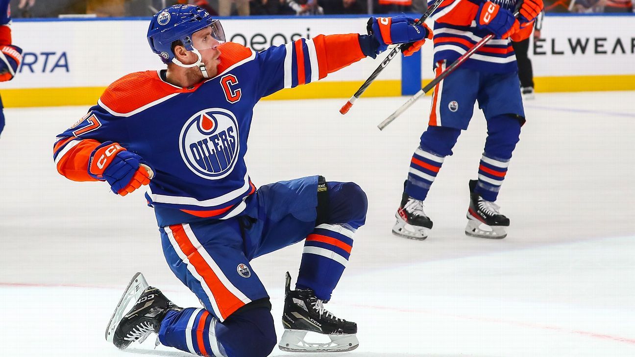 2022-23 Fantasy Hockey: Top 100 rankings topped by Connor McDavid