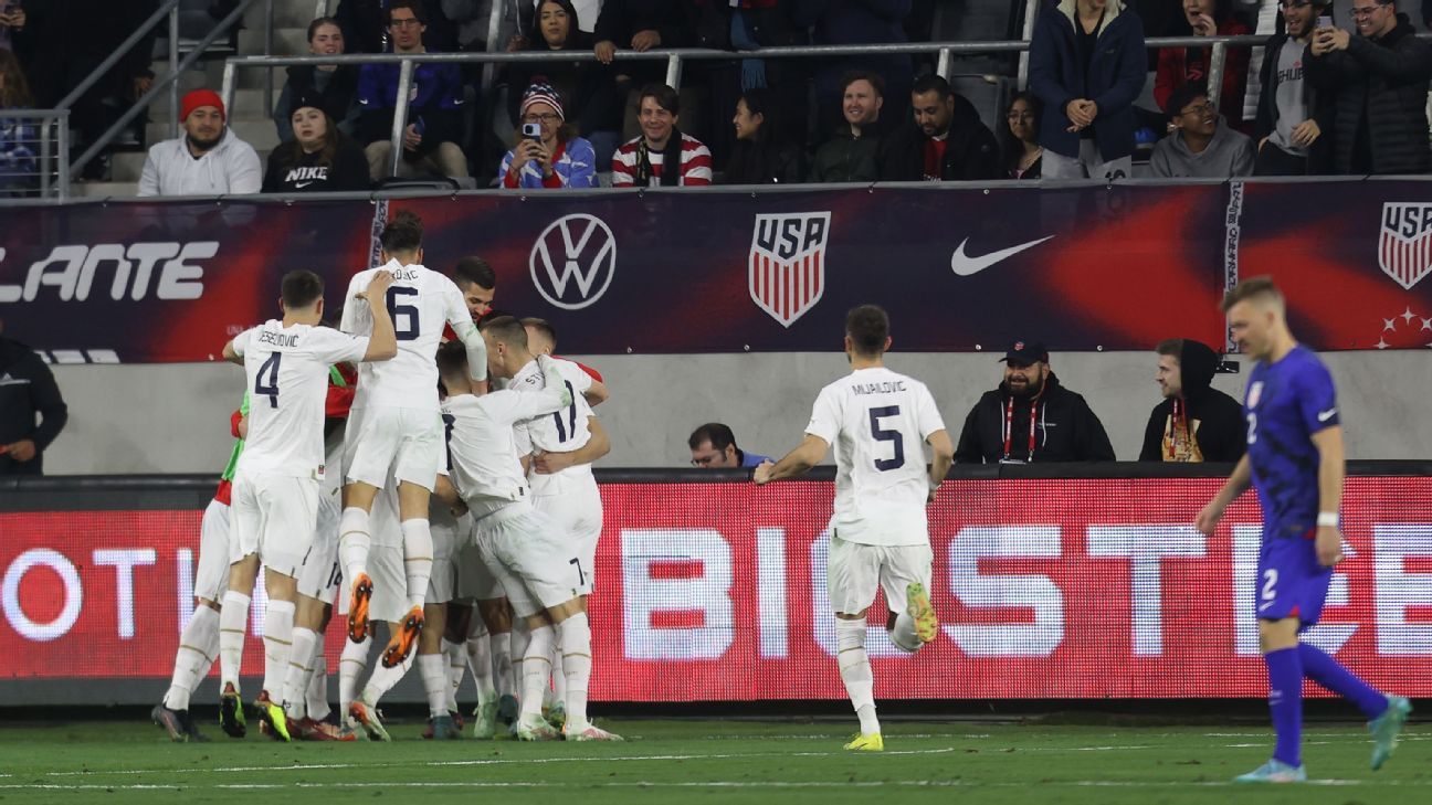 Seven players debut in USMNT loss to Serbia