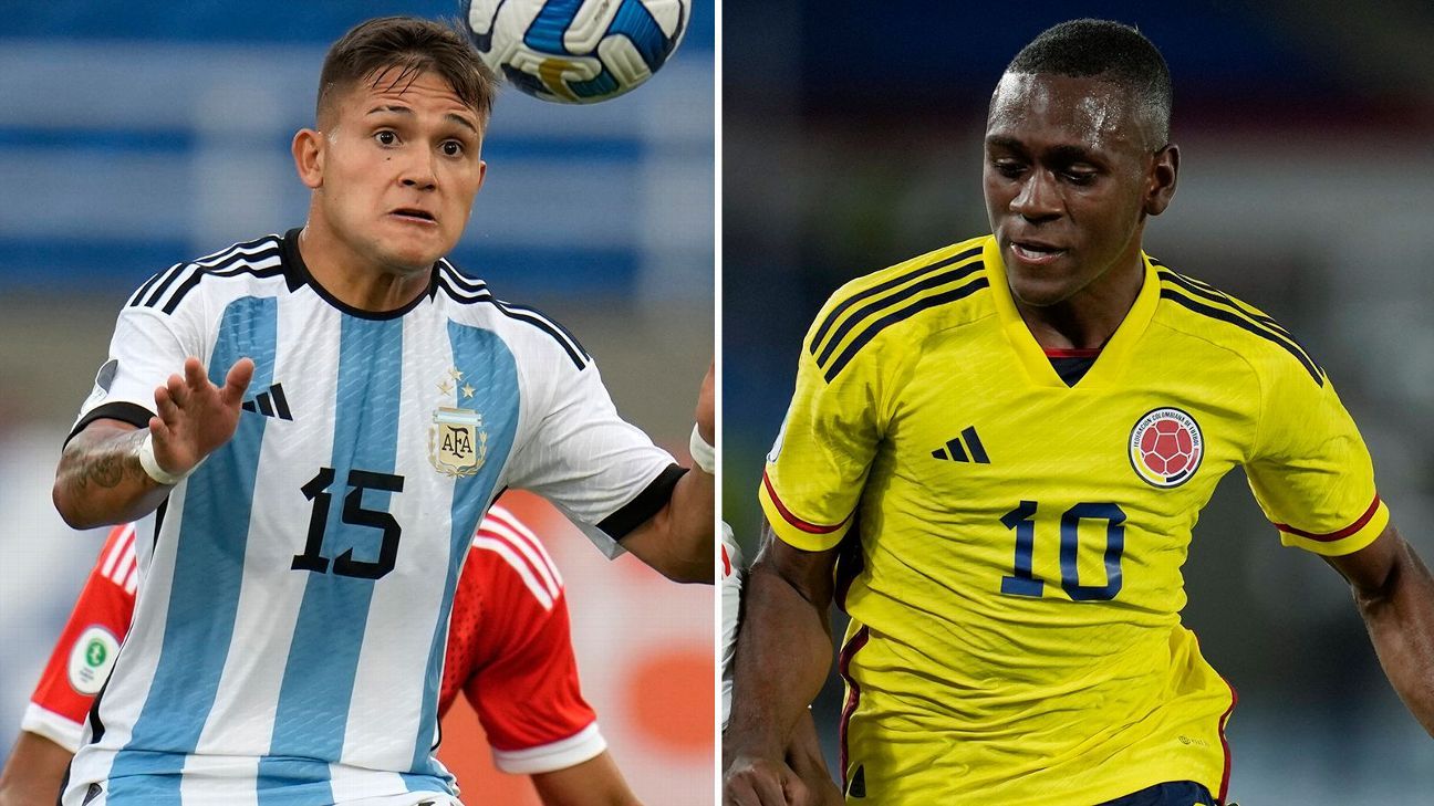 Argentina Y Colombia Definen Al último Clasificado Del Grupo A Del Sudamericano Sub 20 Espn