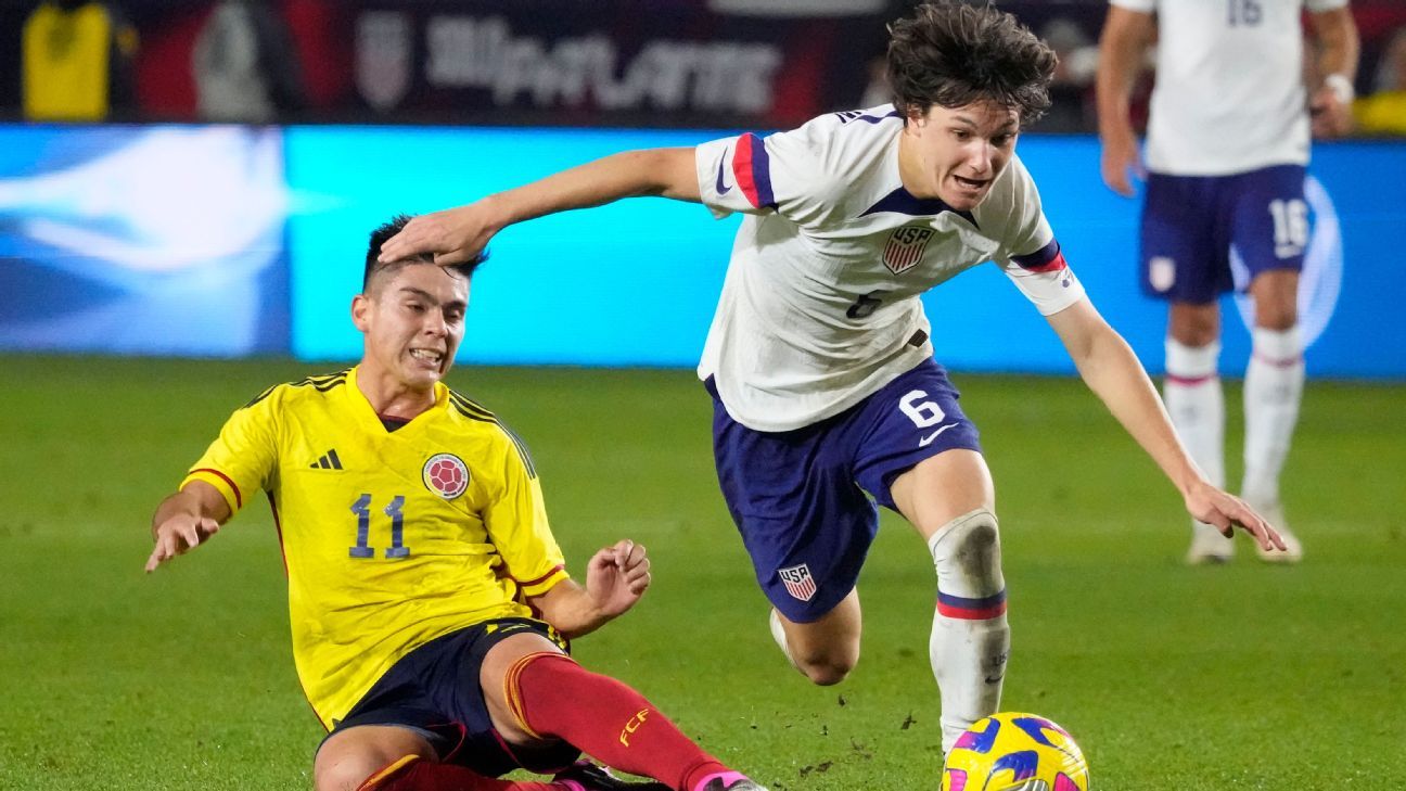 Aaronson makes most of USMNT debut despite scoreless effort vs. Colombia