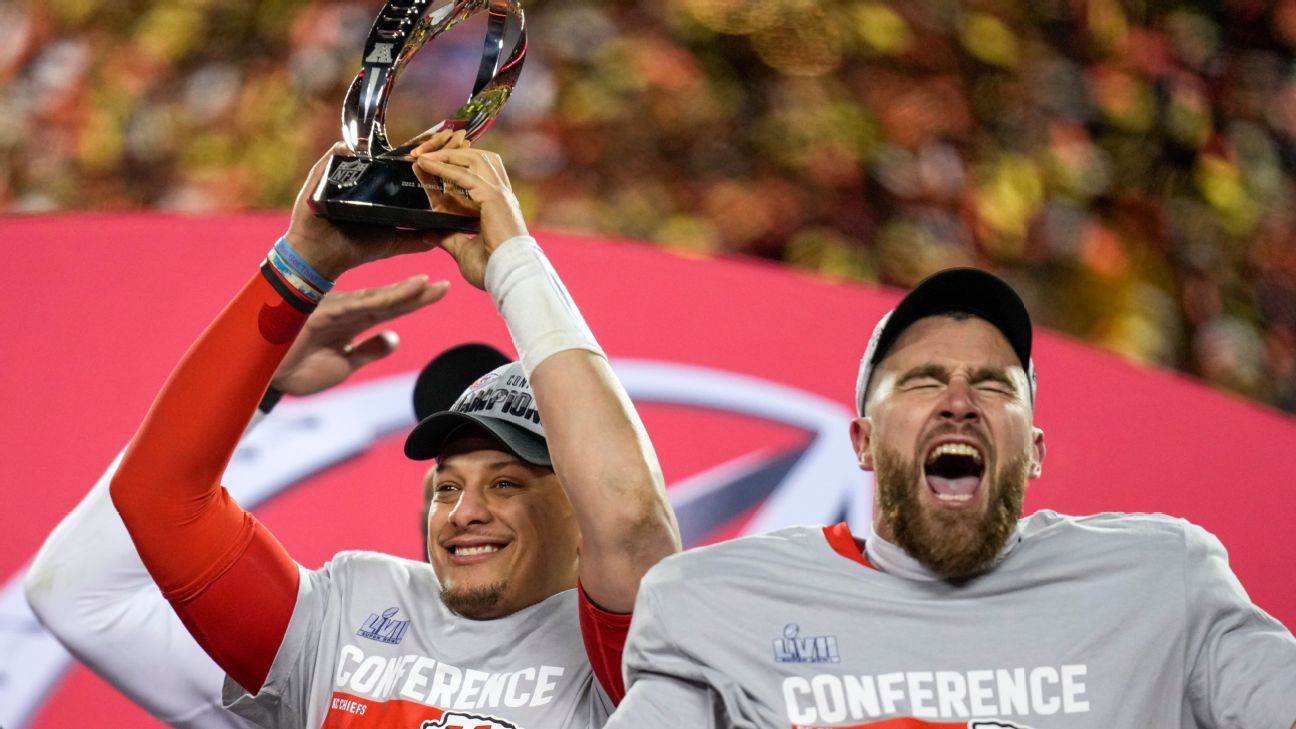 Travis Kelce Marks Super Bowl Win, Impersonates Patrick Mahomes on SNL