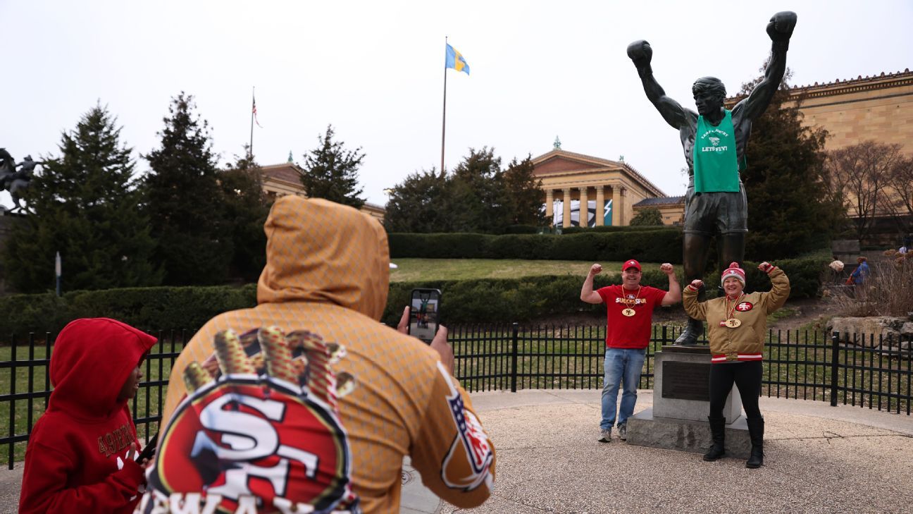 Philadelphia's Rocky statue has cursed the Eagles' opponents - ESPN