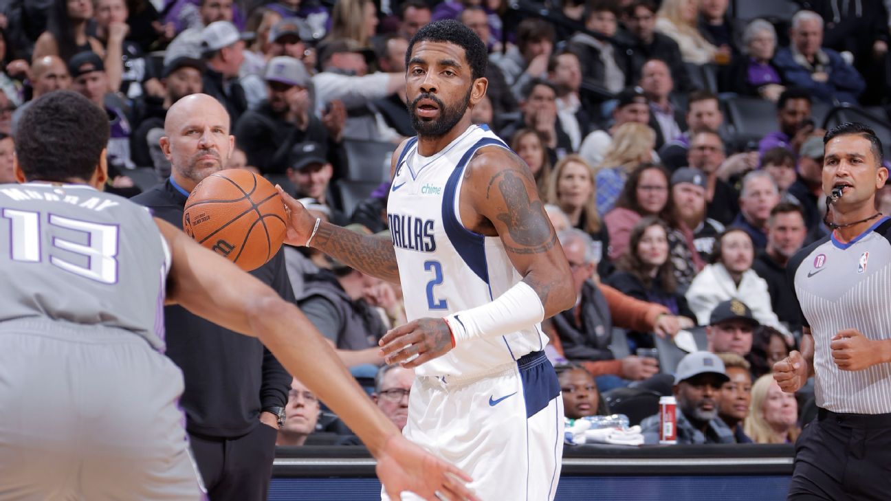 Brooklyn Nets Trade Kyrie Irving to Dallas Mavericks, ESPN Says