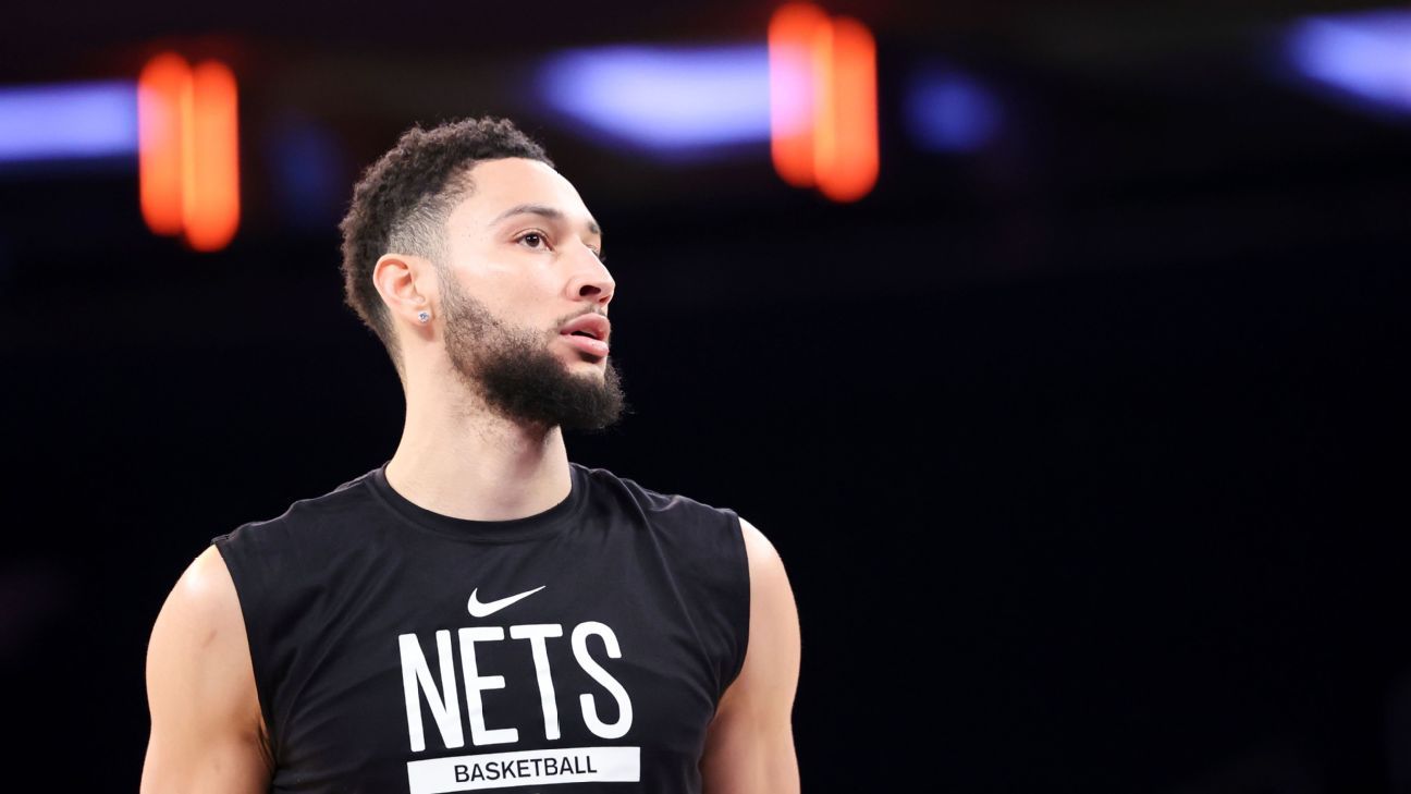 Ben Simmons makes Brooklyn Nets debut - 'I'm grateful just to be able to  step on that floor' - ESPN