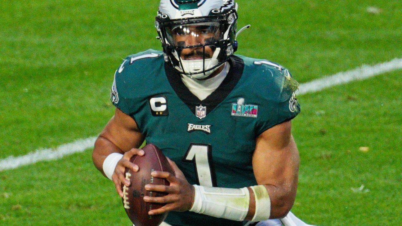 NFL on ESPN - Philadelphia Eagles QB Jalen Hurts has been putting