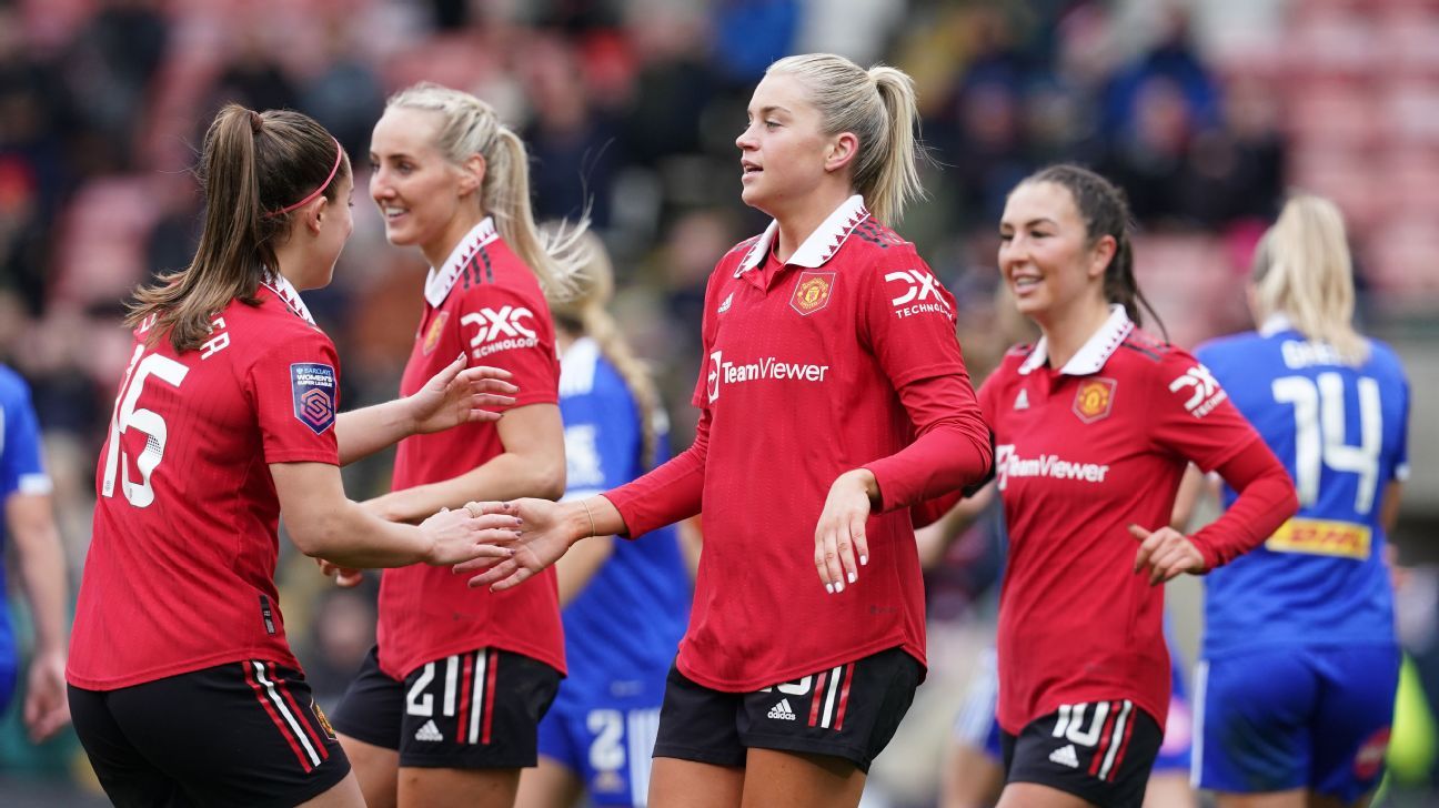 90min on X: Alessia Russo's goal means Manchester United have moved 6️⃣  points clear at the top of the WSL! 