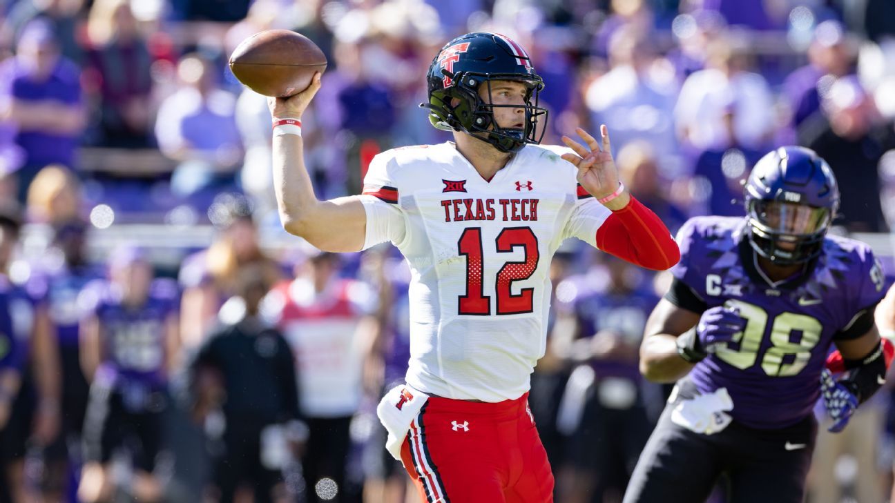 Texas Tech's Shough seeks 3rd team via portal