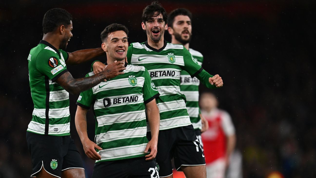 Goncalves worldie inspires Sporting past Arsenal